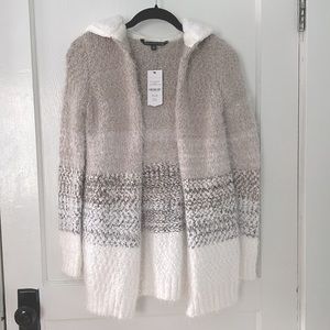 Signature Studio | NWT | Ombre | Hooded Cardigan | Open Front